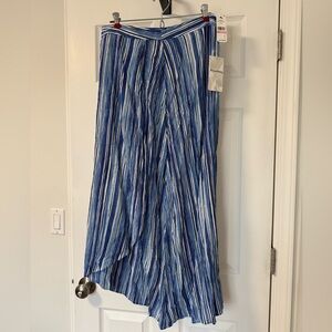 Tommy Bahama Blue and White Maxi Skirt